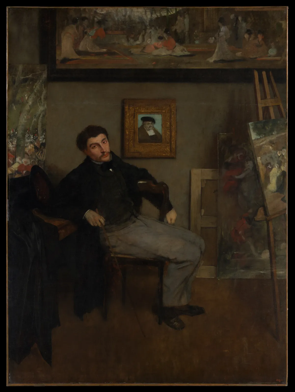 James-Jacques-Joseph Tissot (1836–1902), Edgar Degas