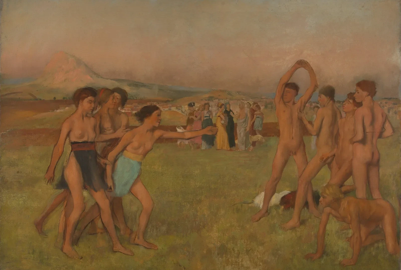 Jeunes Spartiates à l'entraînement, Edgar Degas