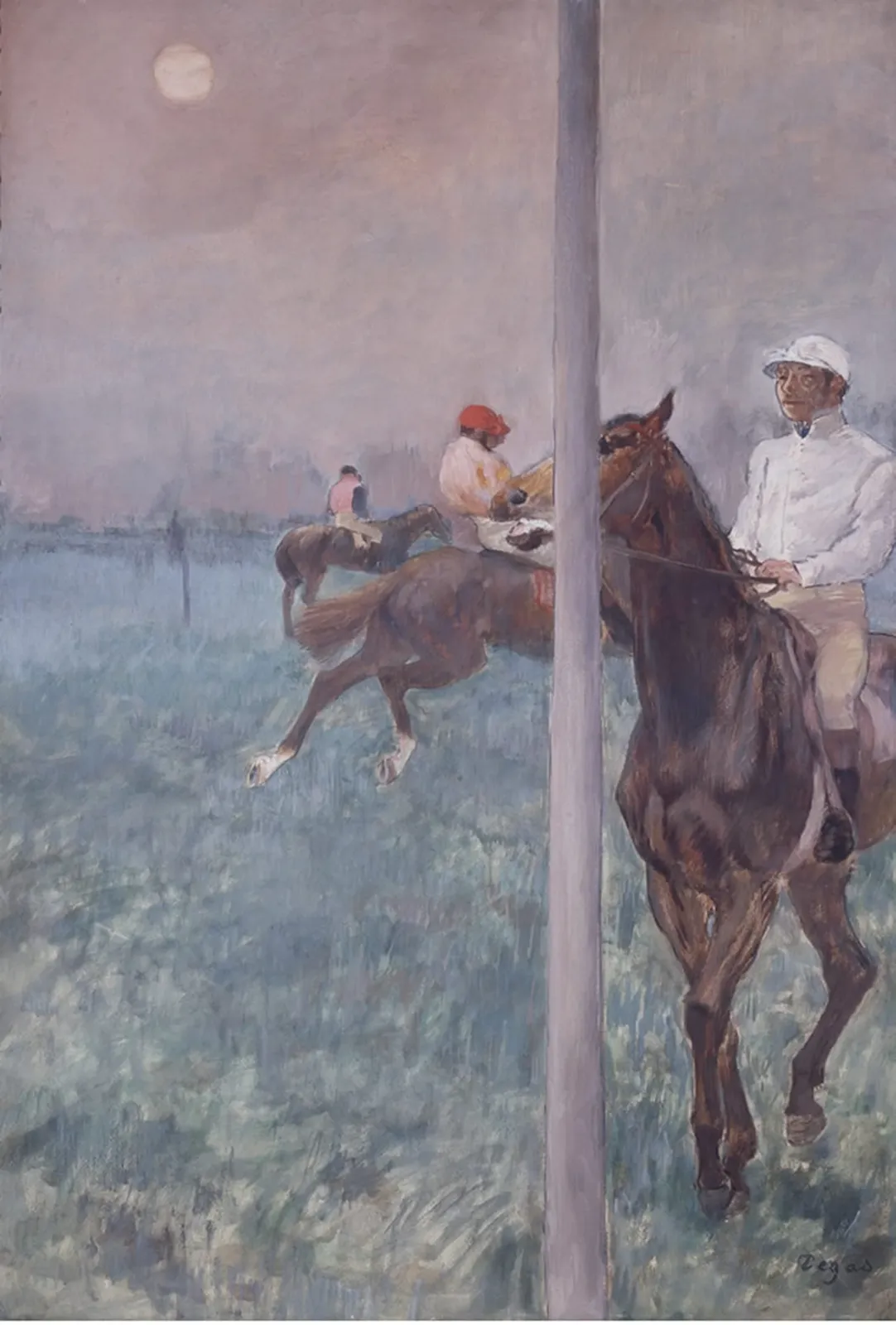 Jockeys Before the Race, Edgar Degas