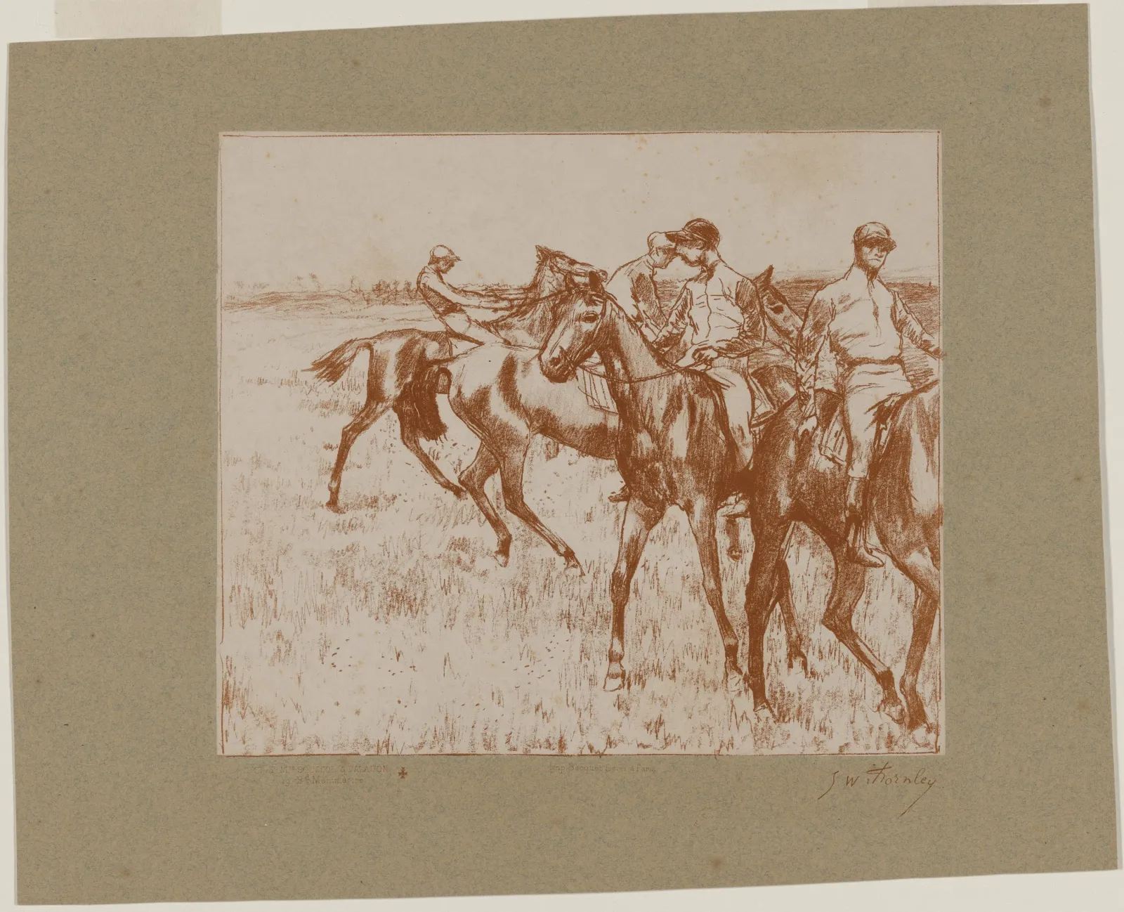 Jockeys, Edgar Degas