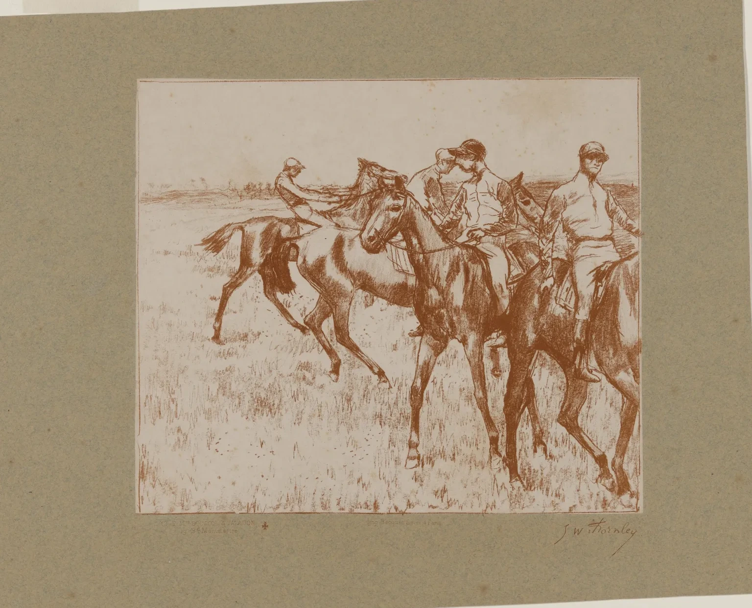 Jockeys, Edgar Degas