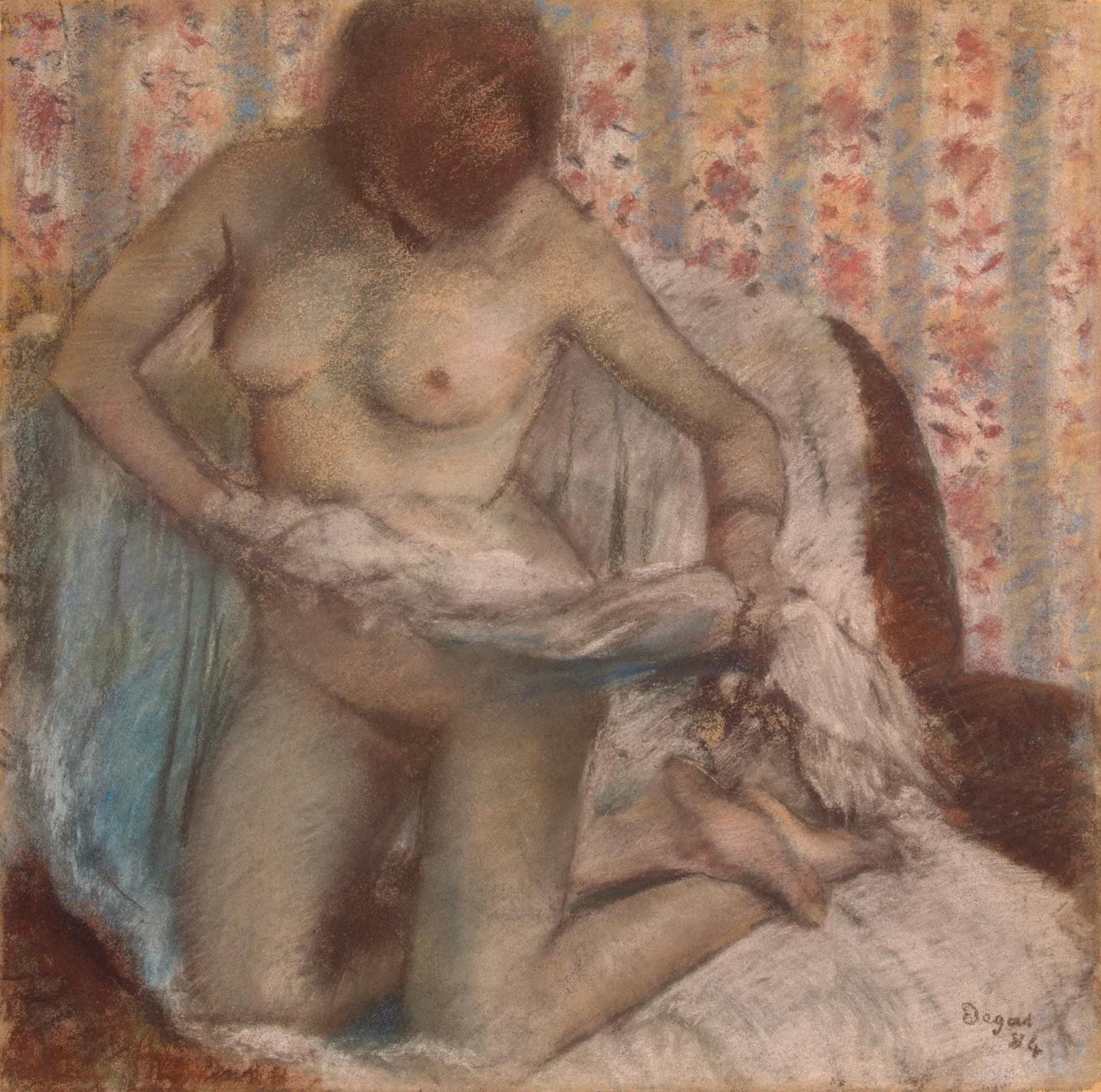 Kneeling Woman, Edgar Degas