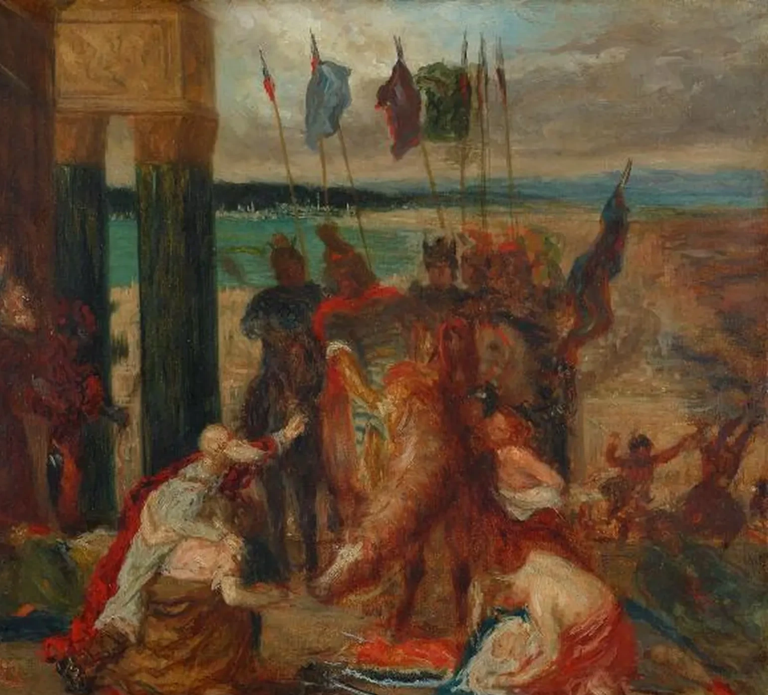 L'Entrée des croisés à Constantinople, Edgar Degas