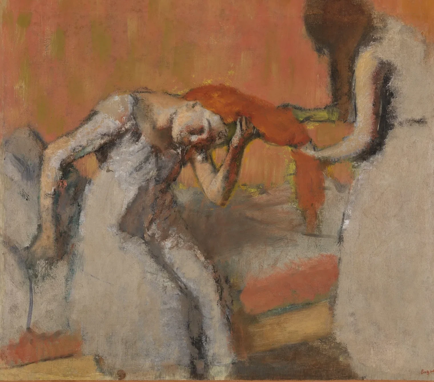 La coiffure, Edgar Degas