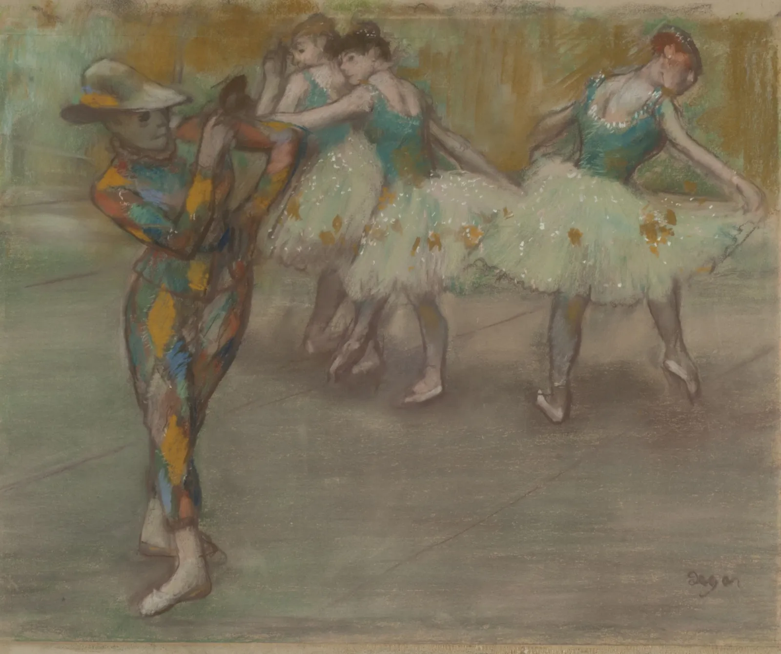 La Danse d'Arlequin, Edgar Degas