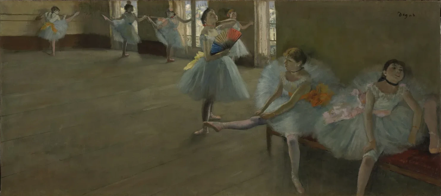 La lección de danza, Edgar Degas