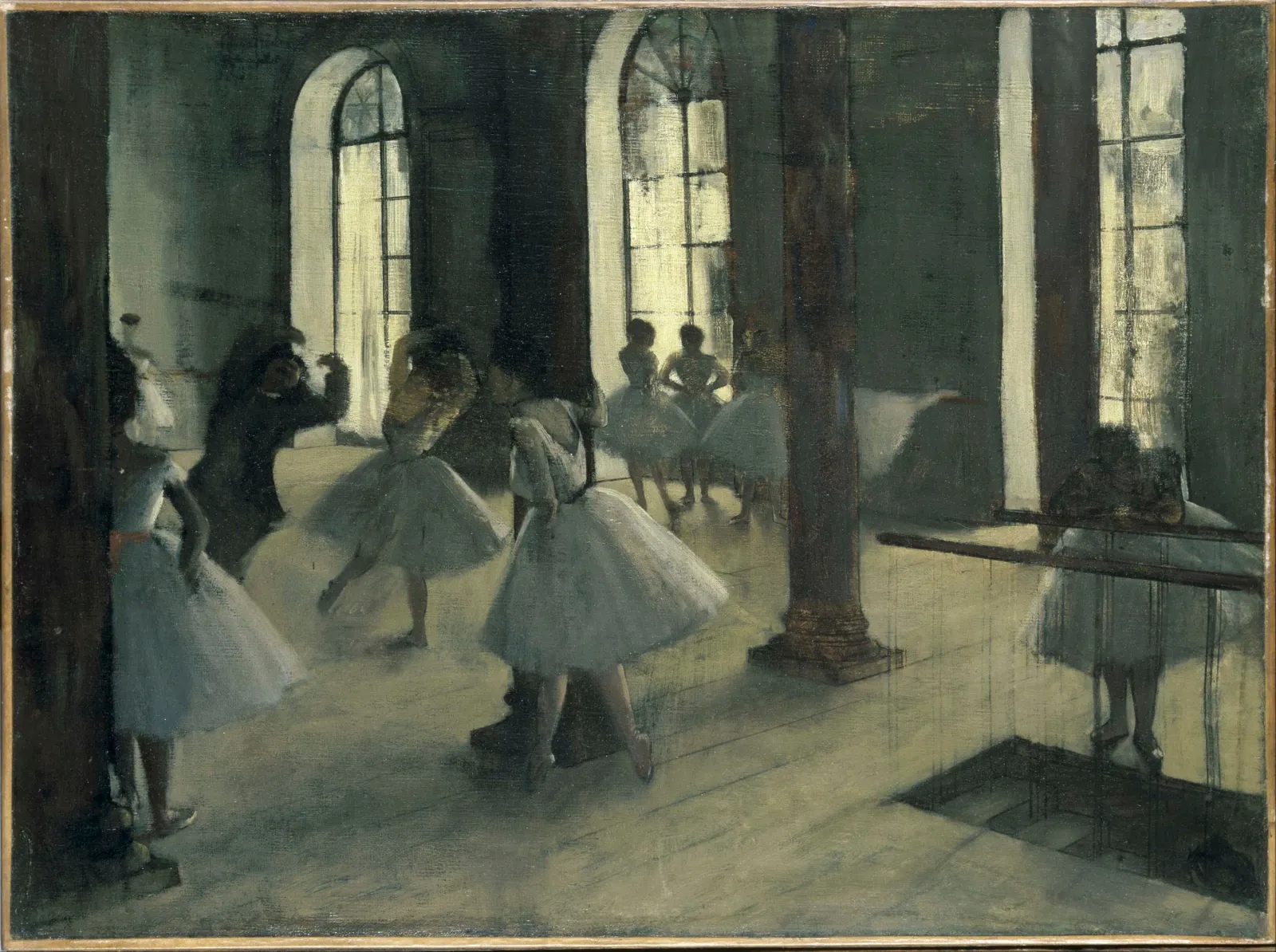 La Répétition au foyer de la danse, Edgar Degas
