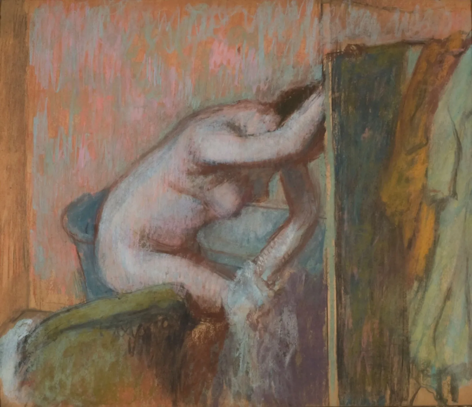 La Toilette apres le bain, Edgar Degas