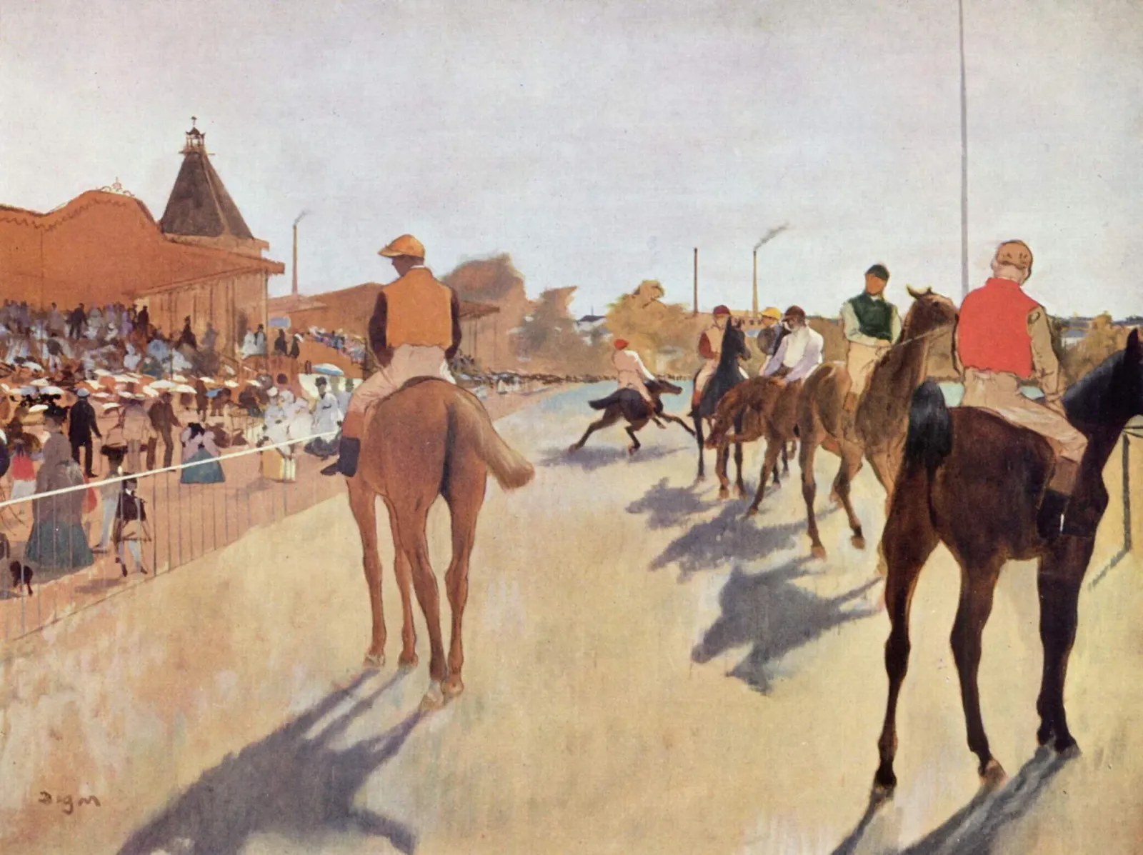 Le Défilé, Edgar Degas