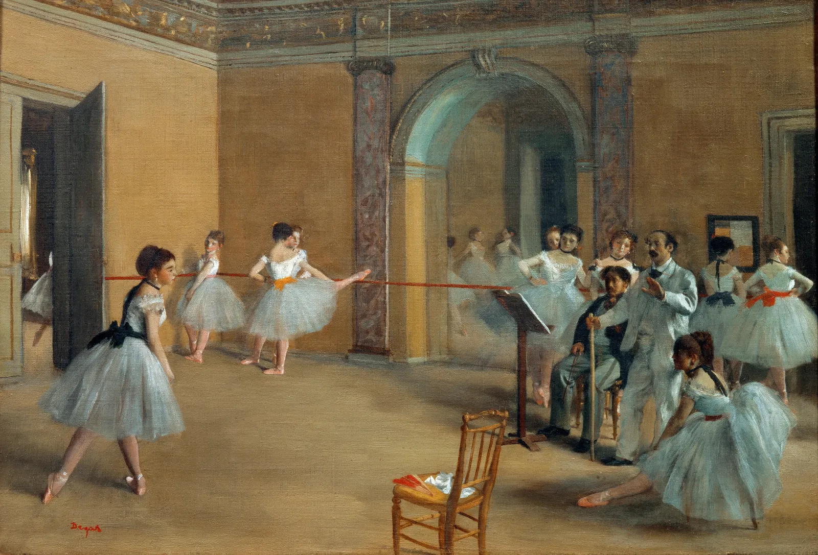 Le Foyer de la danse à l'Opéra de la rue Le Peletier, Edgar Degas