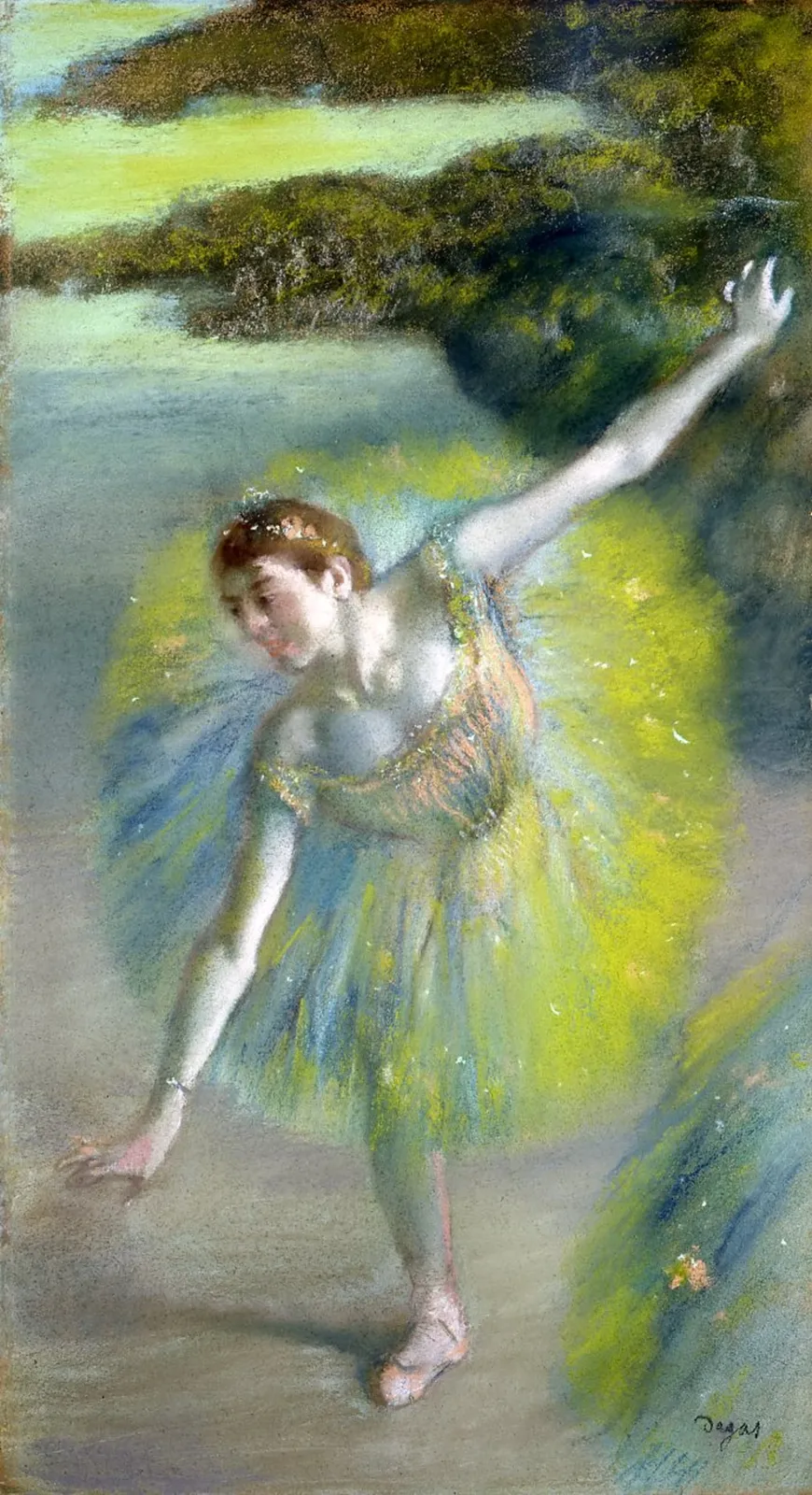 Le pas sur la scène, Edgar Degas