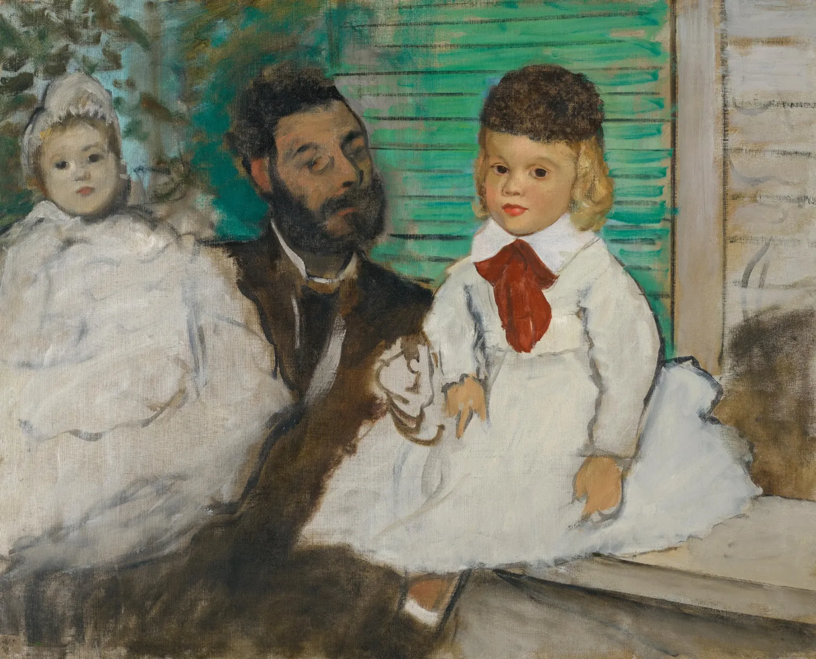 Ludovic Lepic et ses filles, Edgar Degas