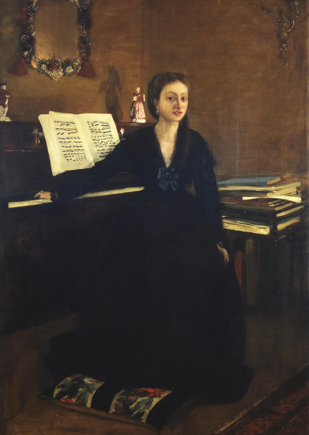 Madame Camus au piano, Edgar Degas