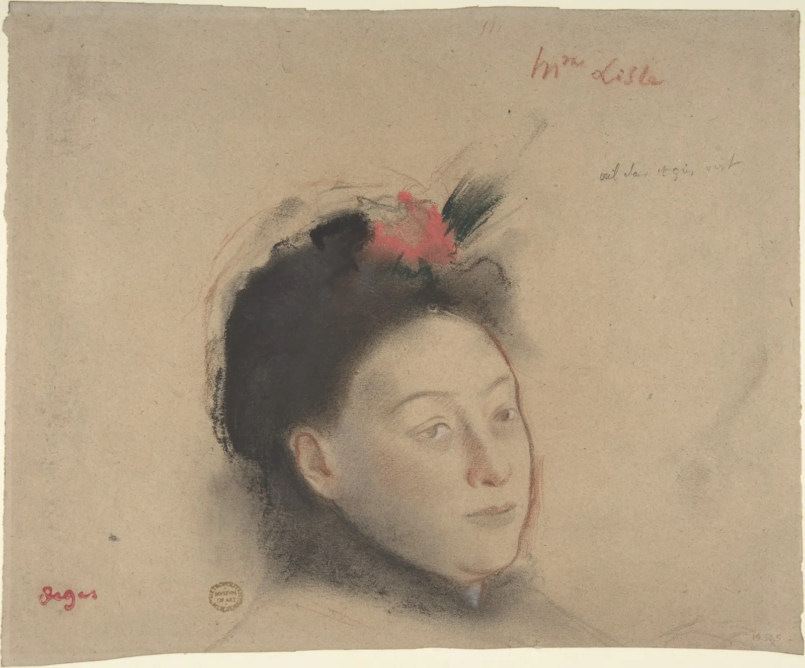 Madame Lisle, Edgar Degas