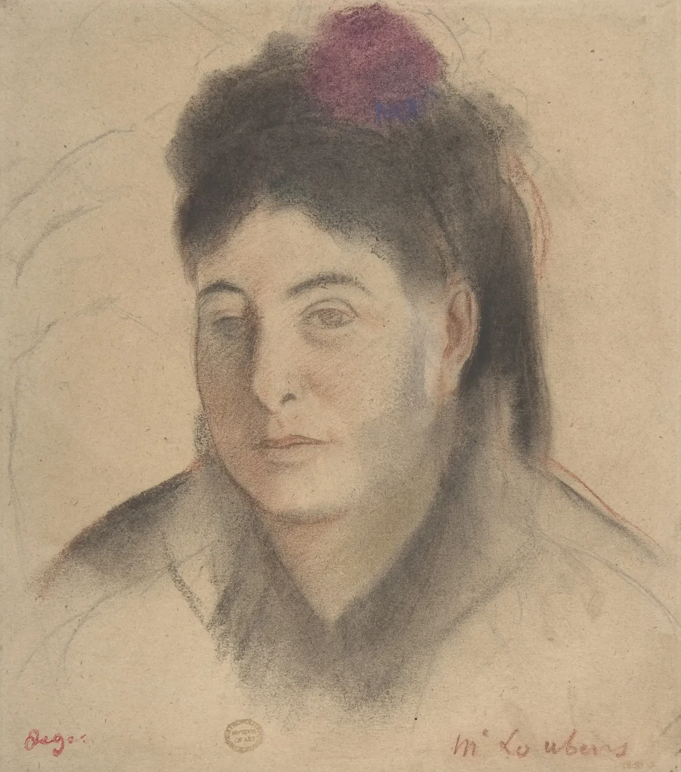 Madame Loubens, Edgar Degas