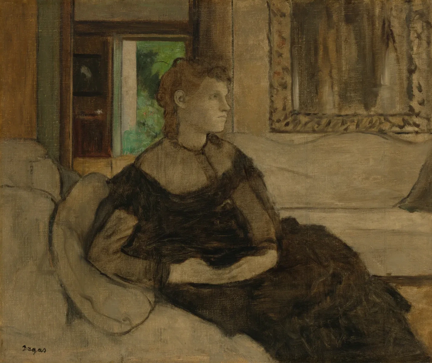 Madame Théodore Gobillard (Yves Morisot, 1838–1893), Edgar Degas