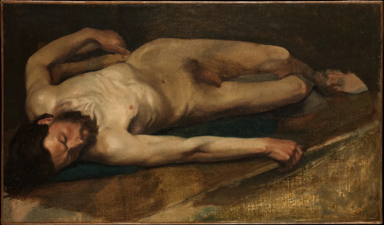 Male Nude, Edgar Degas