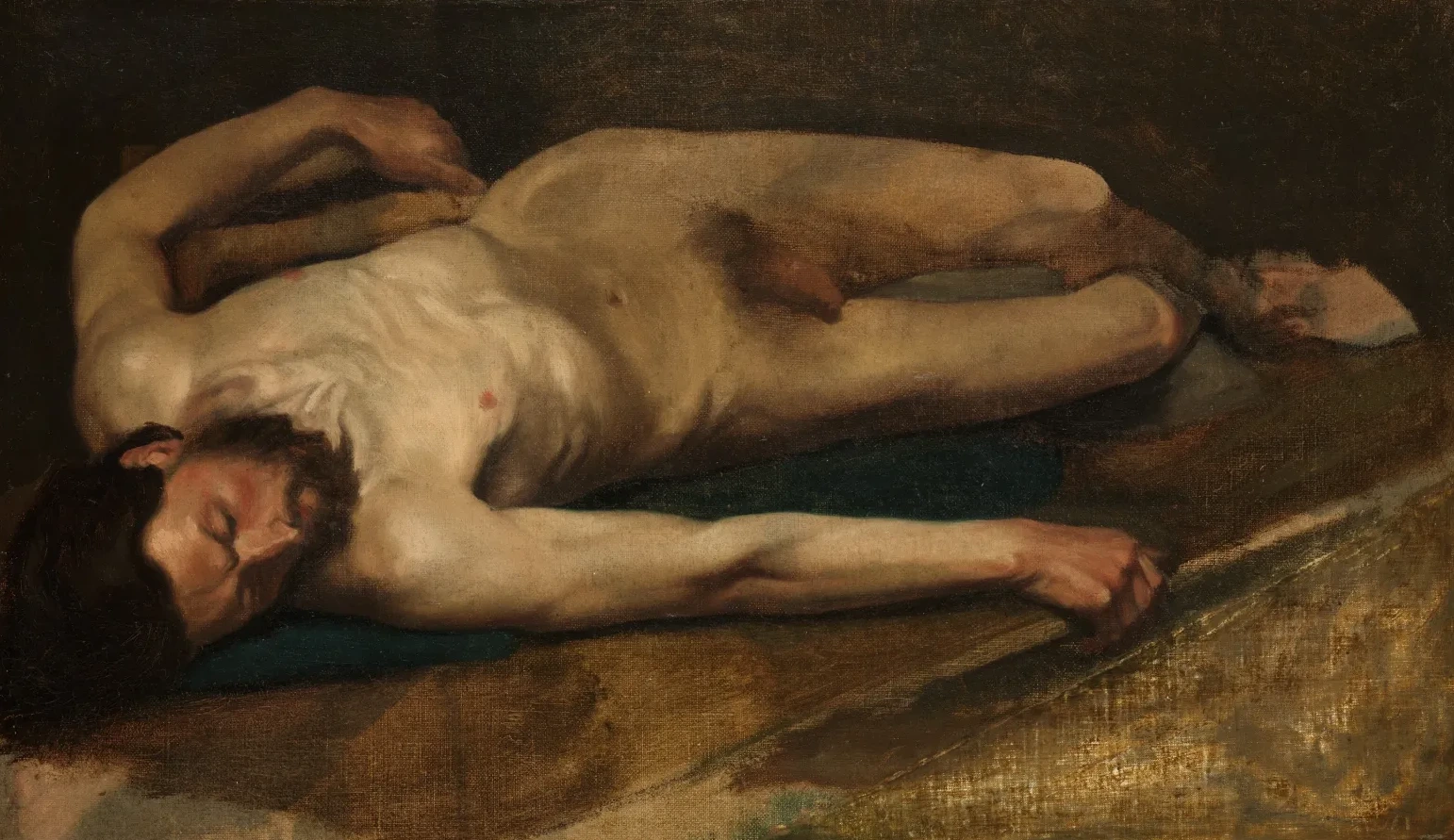 Male Nude, Edgar Degas
