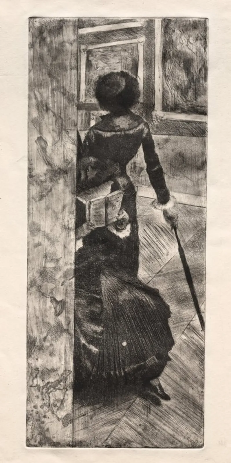 Mary Cassatt at the Louvre:  The Paintings Gallery, Edgar Degas