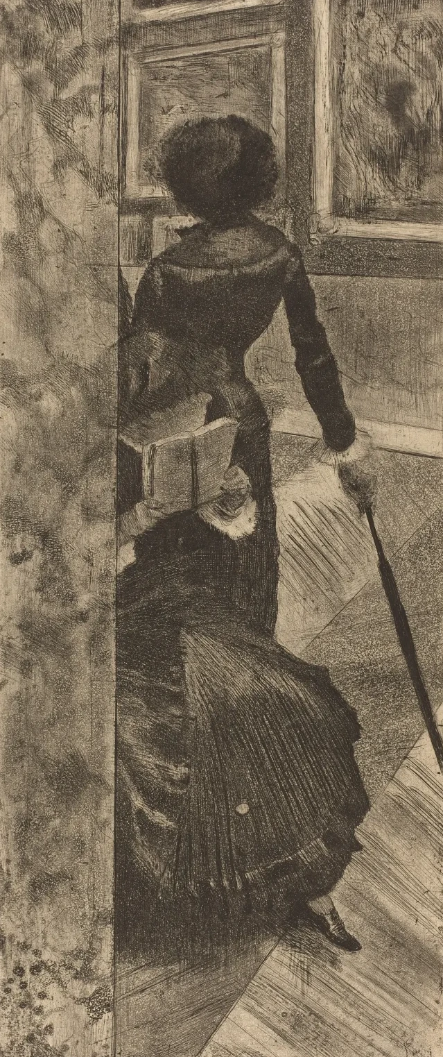 Mary Cassatt at the Louvre: The Paintings Gallery, Edgar Degas