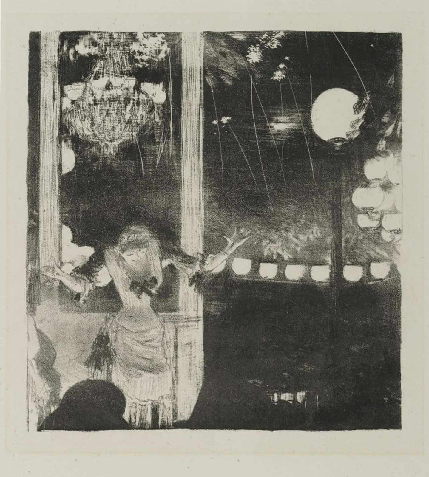 Mlle. Bécat au Café des Ambassadeurs, Edgar Degas