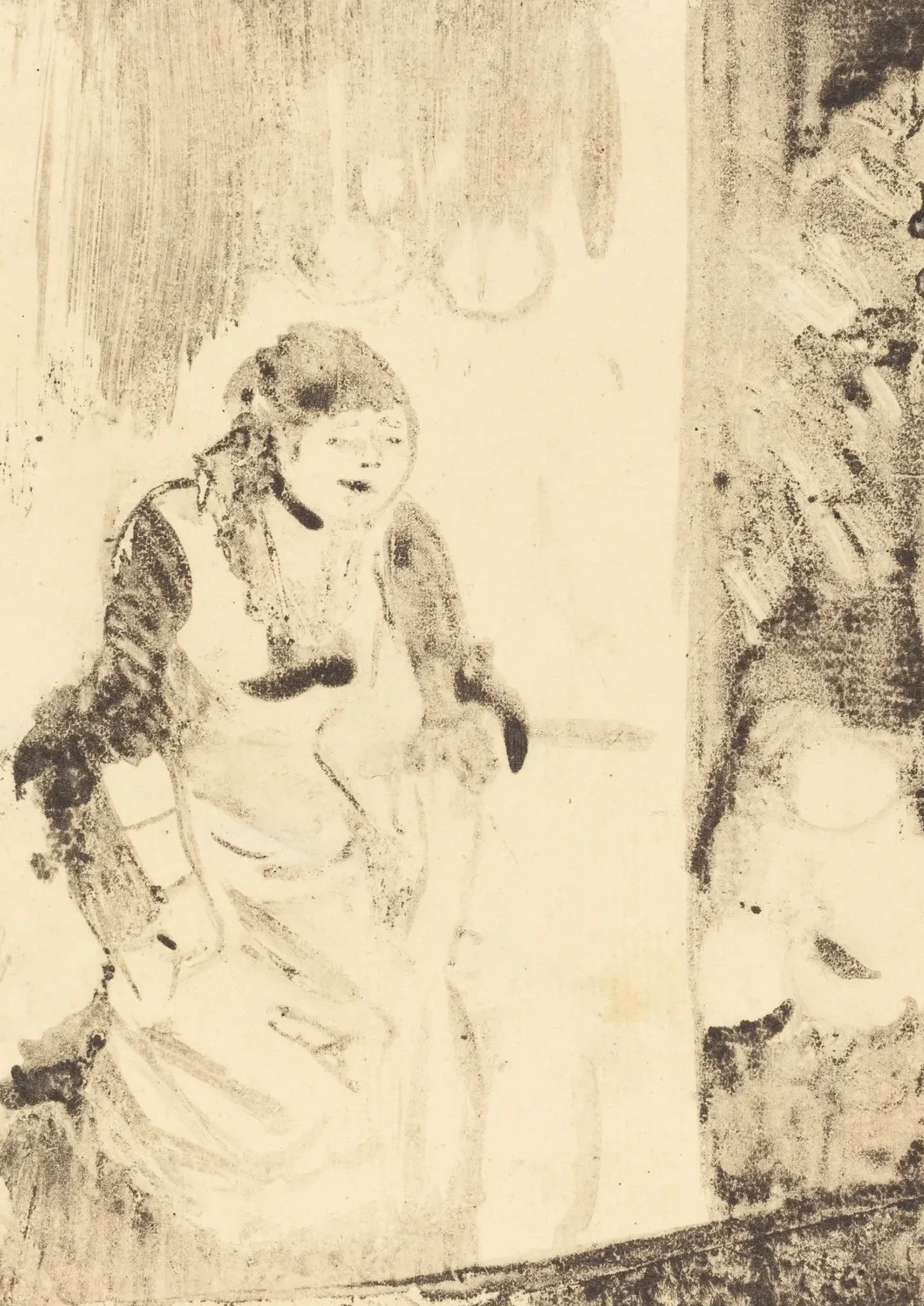 Mlle Bécat, Edgar Degas