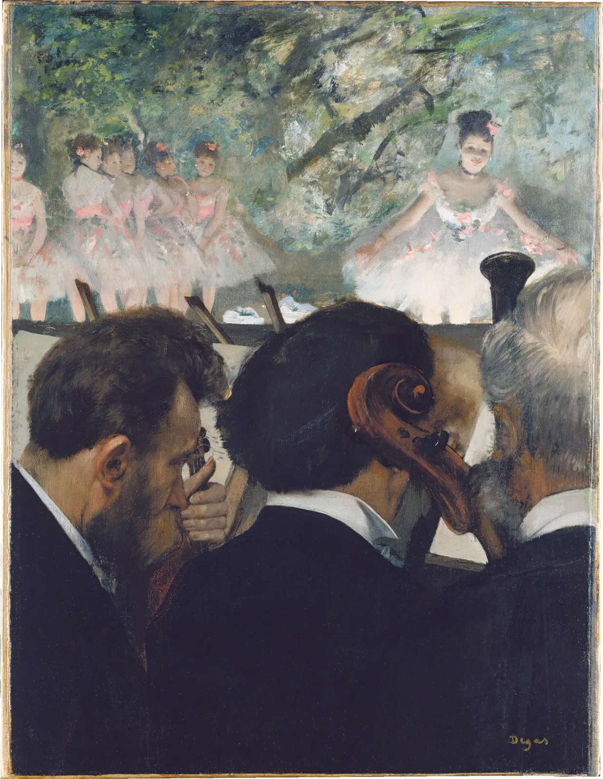 Musiciens à l'orchestre, Edgar Degas