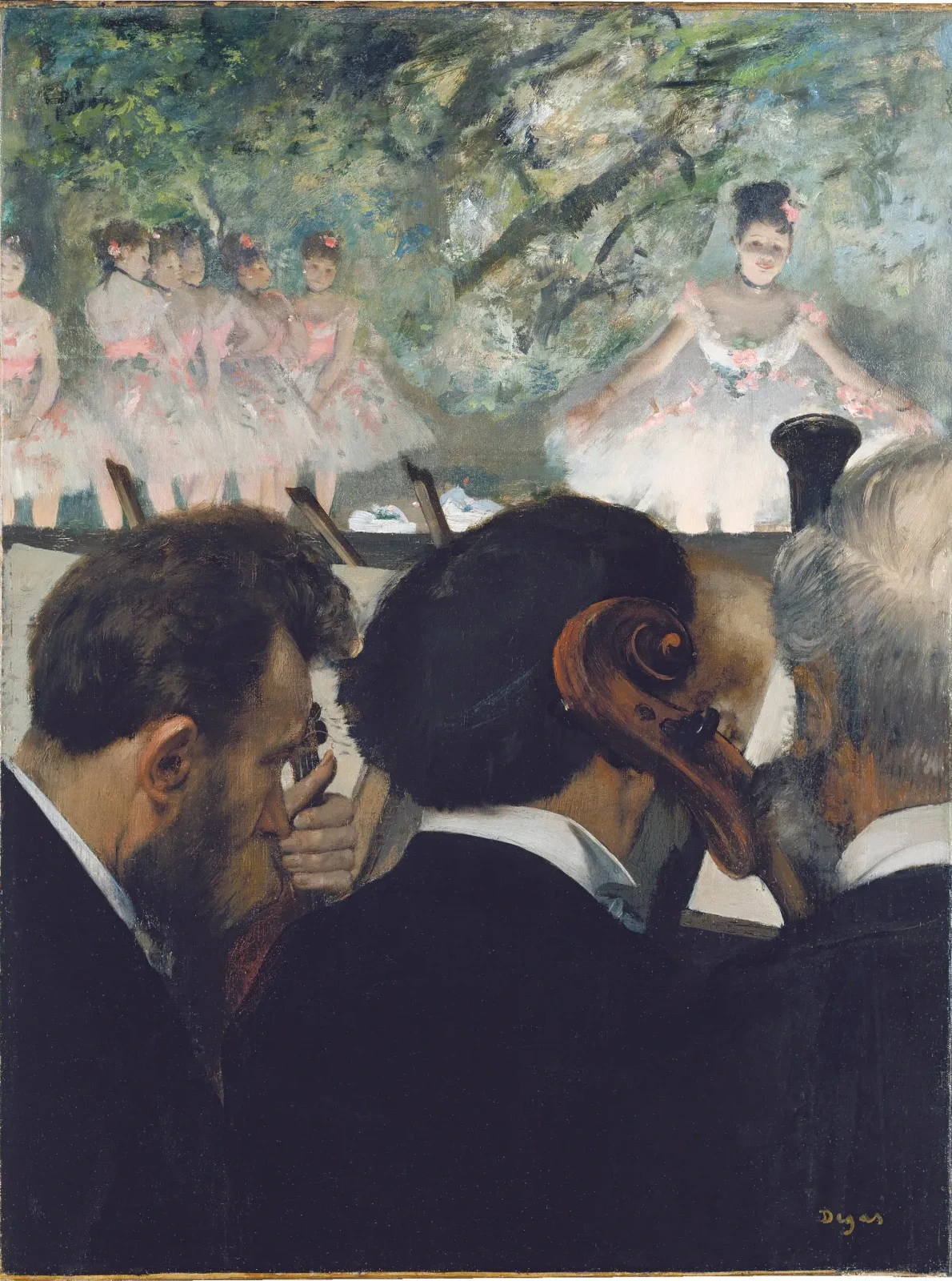 Musiciens à l'orchestre, Edgar Degas