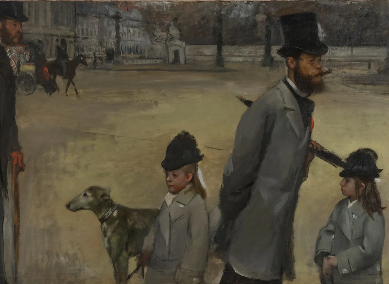 Place de la Concorde, Edgar Degas