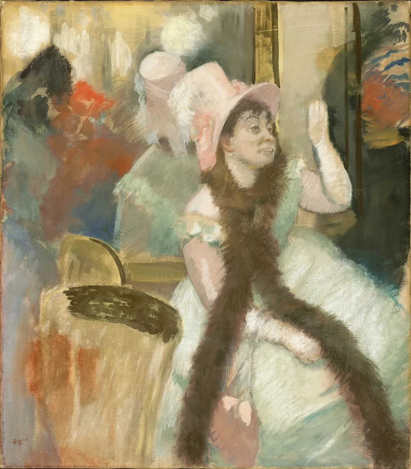 Portrait after a Costume Ball (Portrait of Madame Dietz-Monnin), Edgar Degas