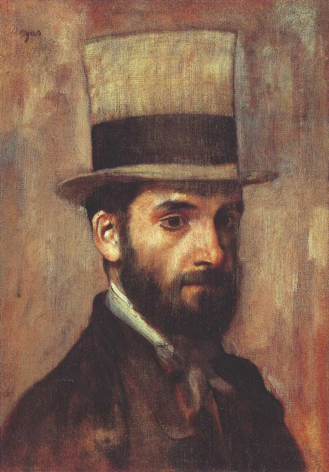 Portrait de Léon Bonnat, Edgar Degas