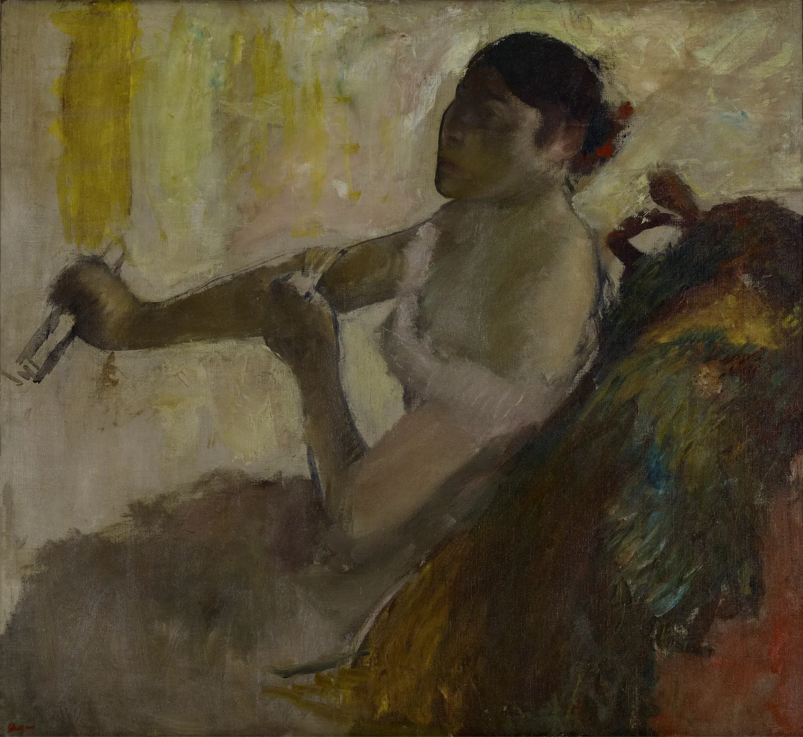 Portrait de Mlle Rose Caron, Edgar Degas