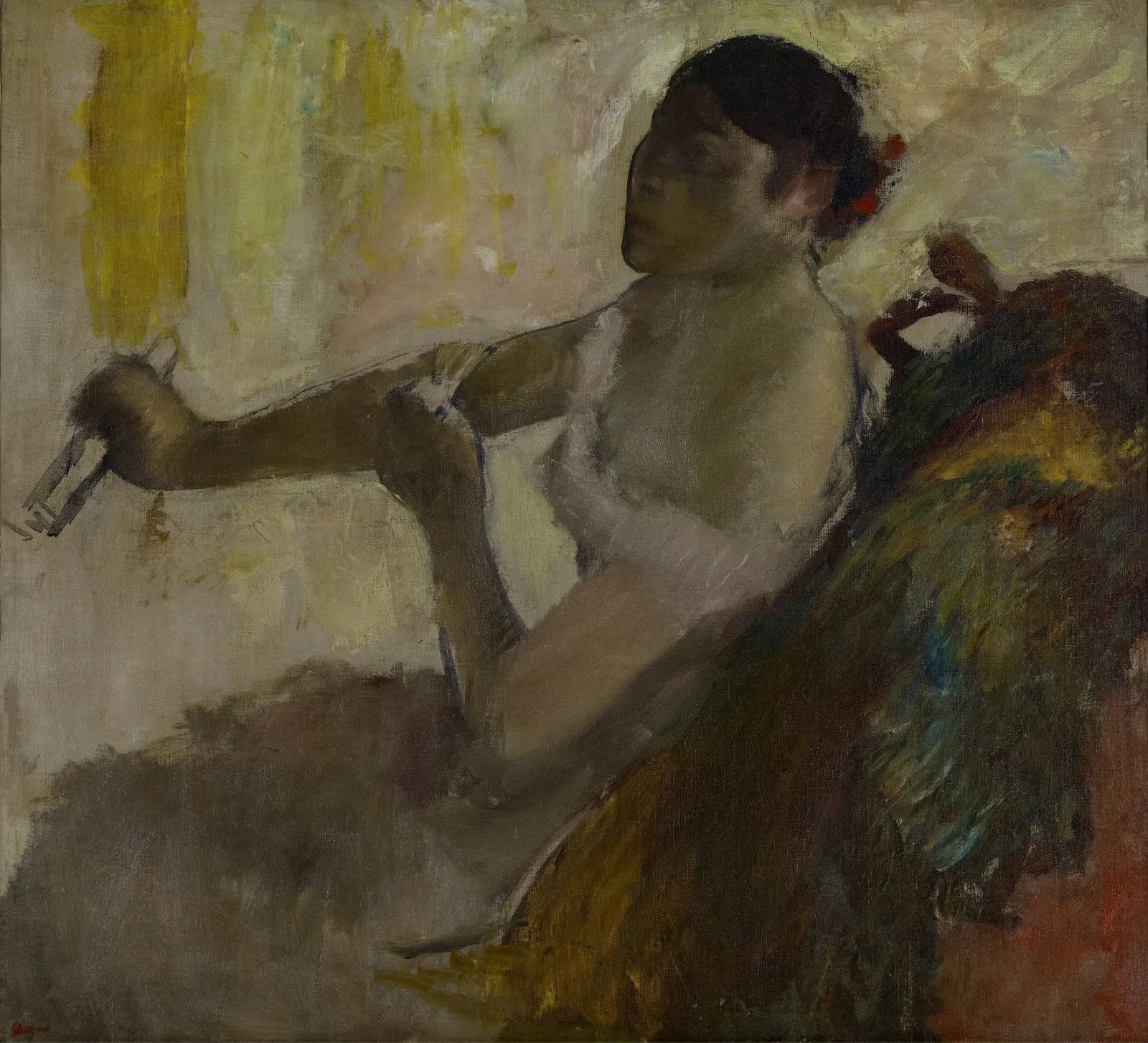 Portrait de Mlle Rose Caron, Edgar Degas