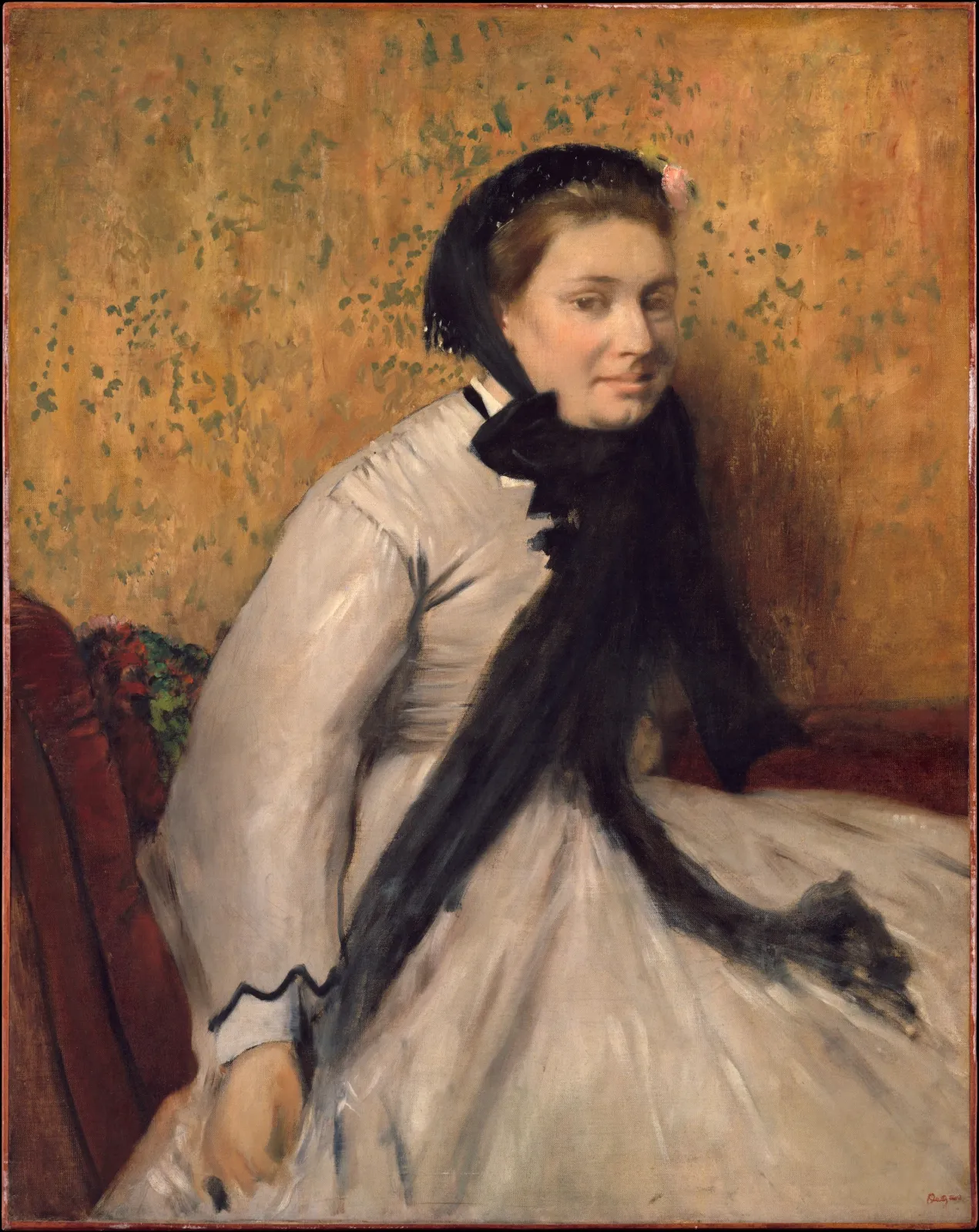 Portrait of a Woman in Gray, Edgar Degas