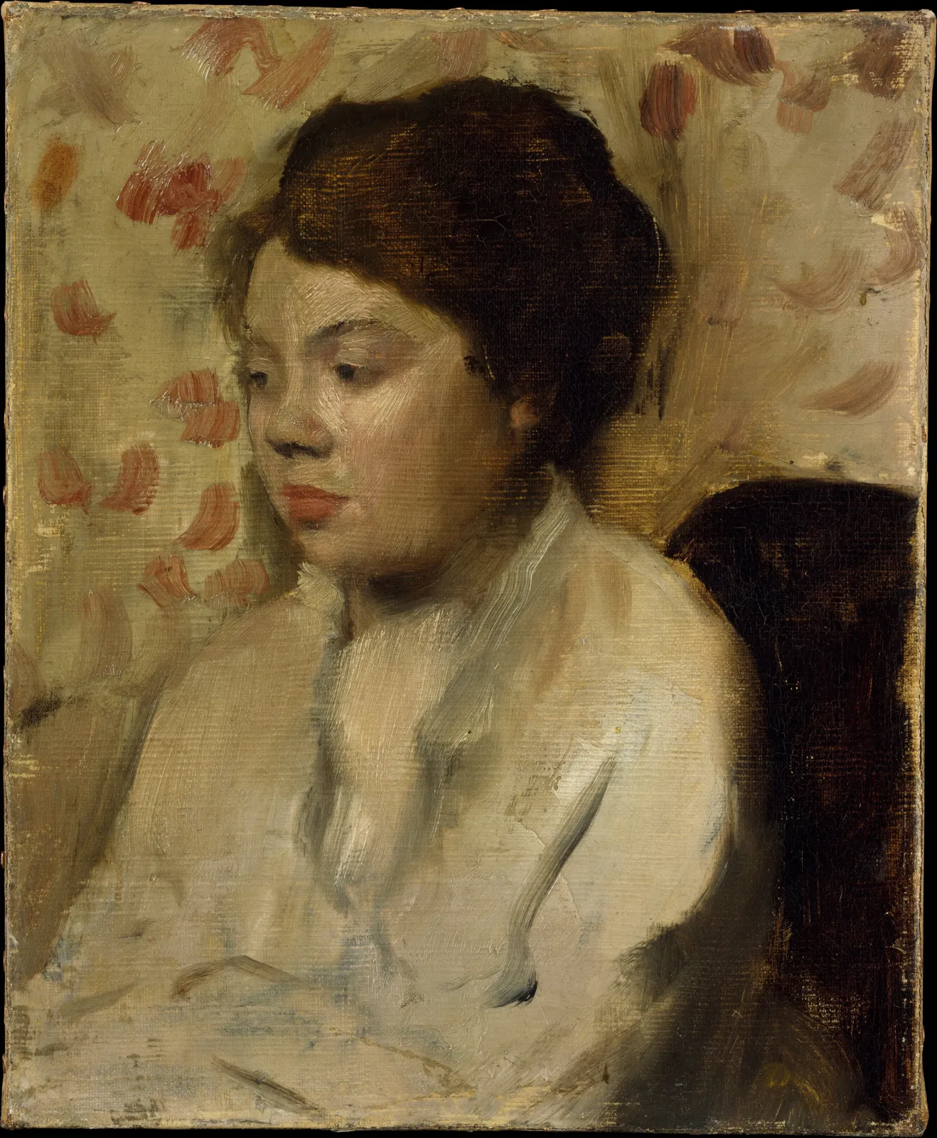 Portrait of a Young Woman, Edgar Degas