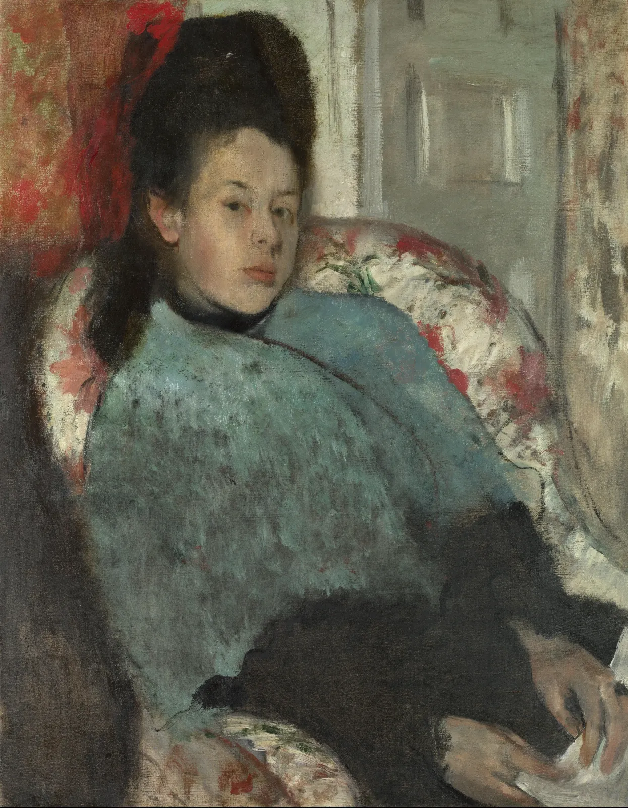 Portrait of Elena Carafa, Edgar Degas