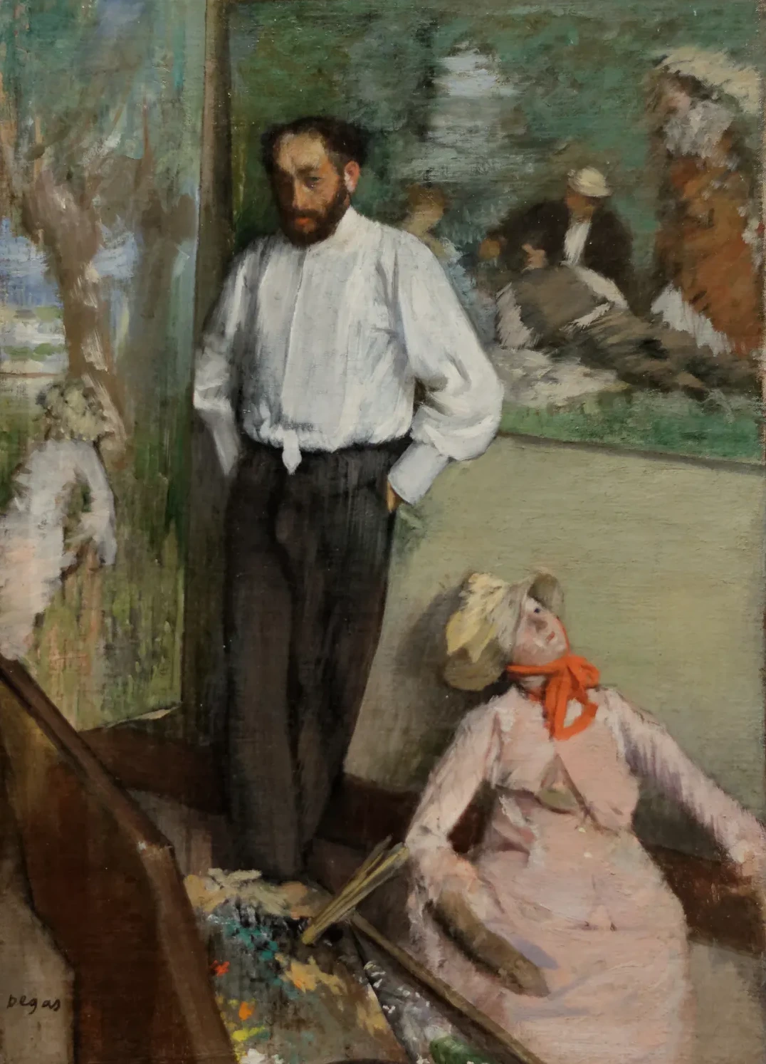 Portrait d'Henri Michel-Lévy, Edgar Degas