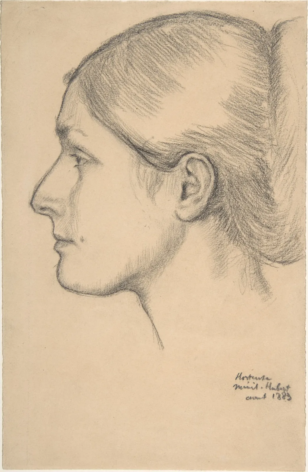 Portrait of Hortense Valpinçon (Mme. Jacques Fourchy), Edgar Degas