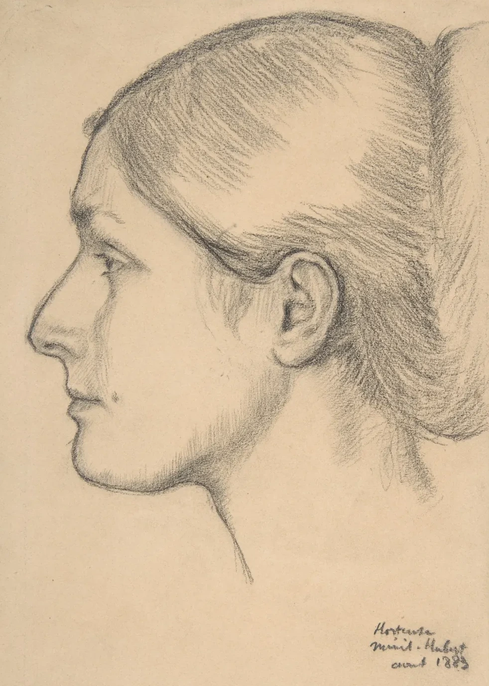 Portrait d'Hortense Valpinçon (Mme Jacques Fourchy), Edgar Degas