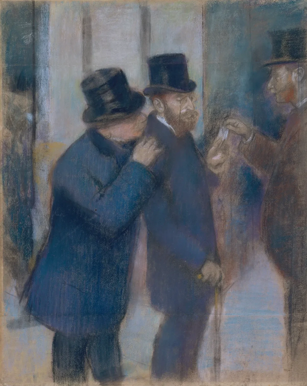 Portraits at the Stock Exchange, Edgar Degas