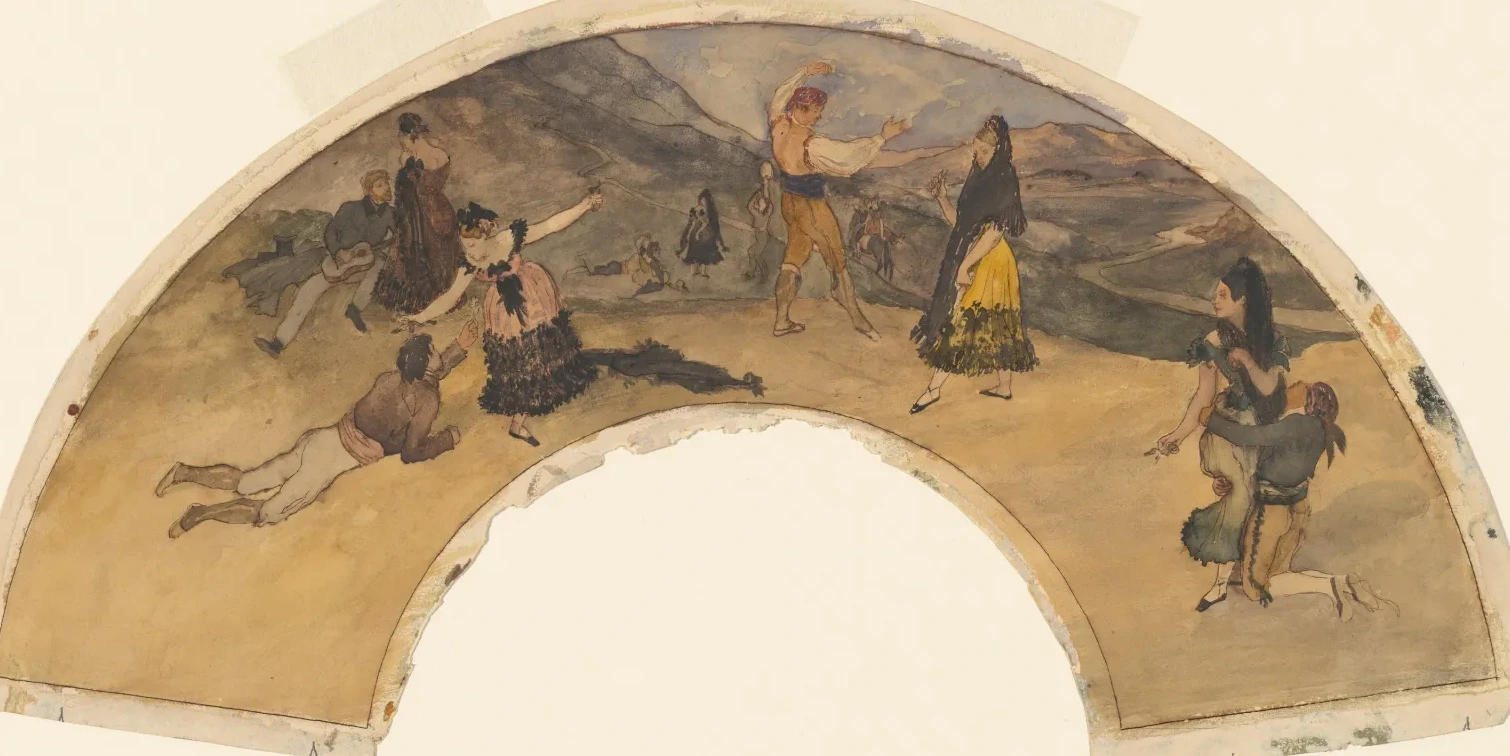 Spanish Dancers and Musicians, Edgar Degas