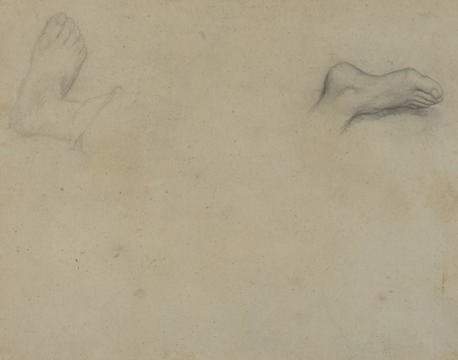 Studies of Feet [verso], Edgar Degas