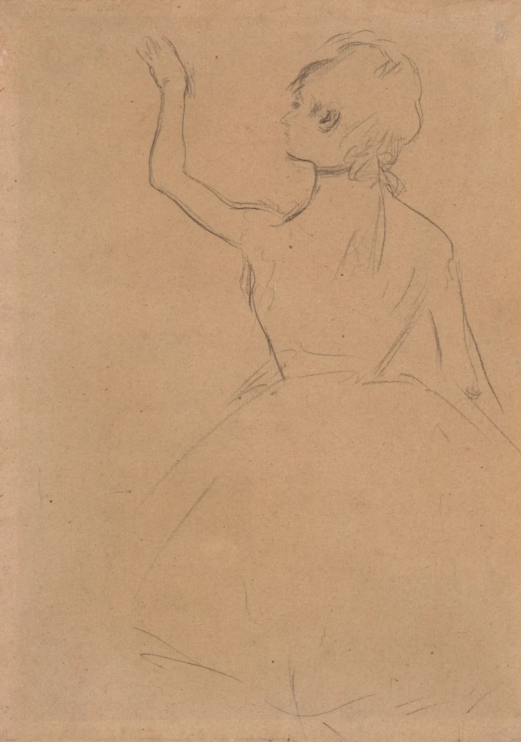 Study of a Ballet Dancer seen from the Back, Edgar Degas