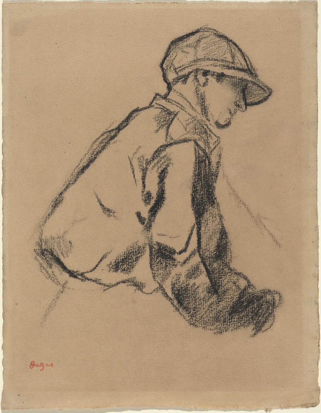 Study of a Jockey, Edgar Degas