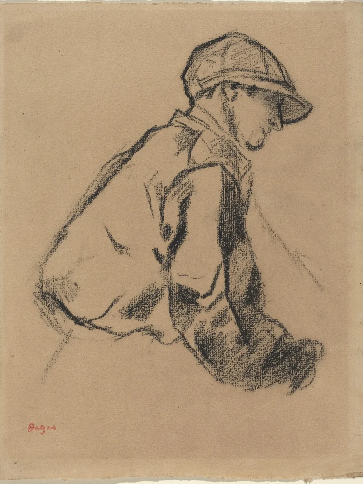 Study of a Jockey, Edgar Degas