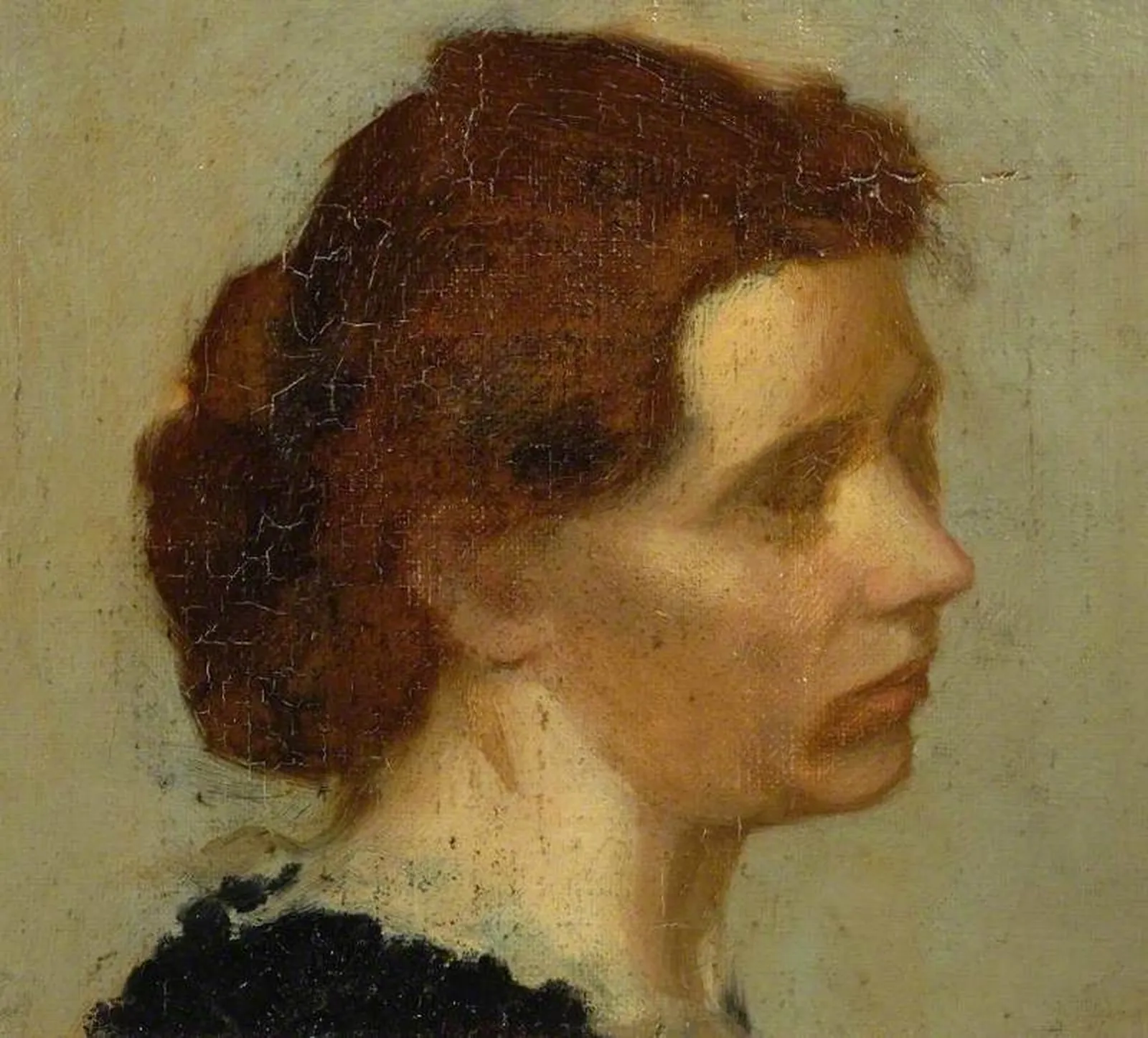 Tête de femme, Edgar Degas