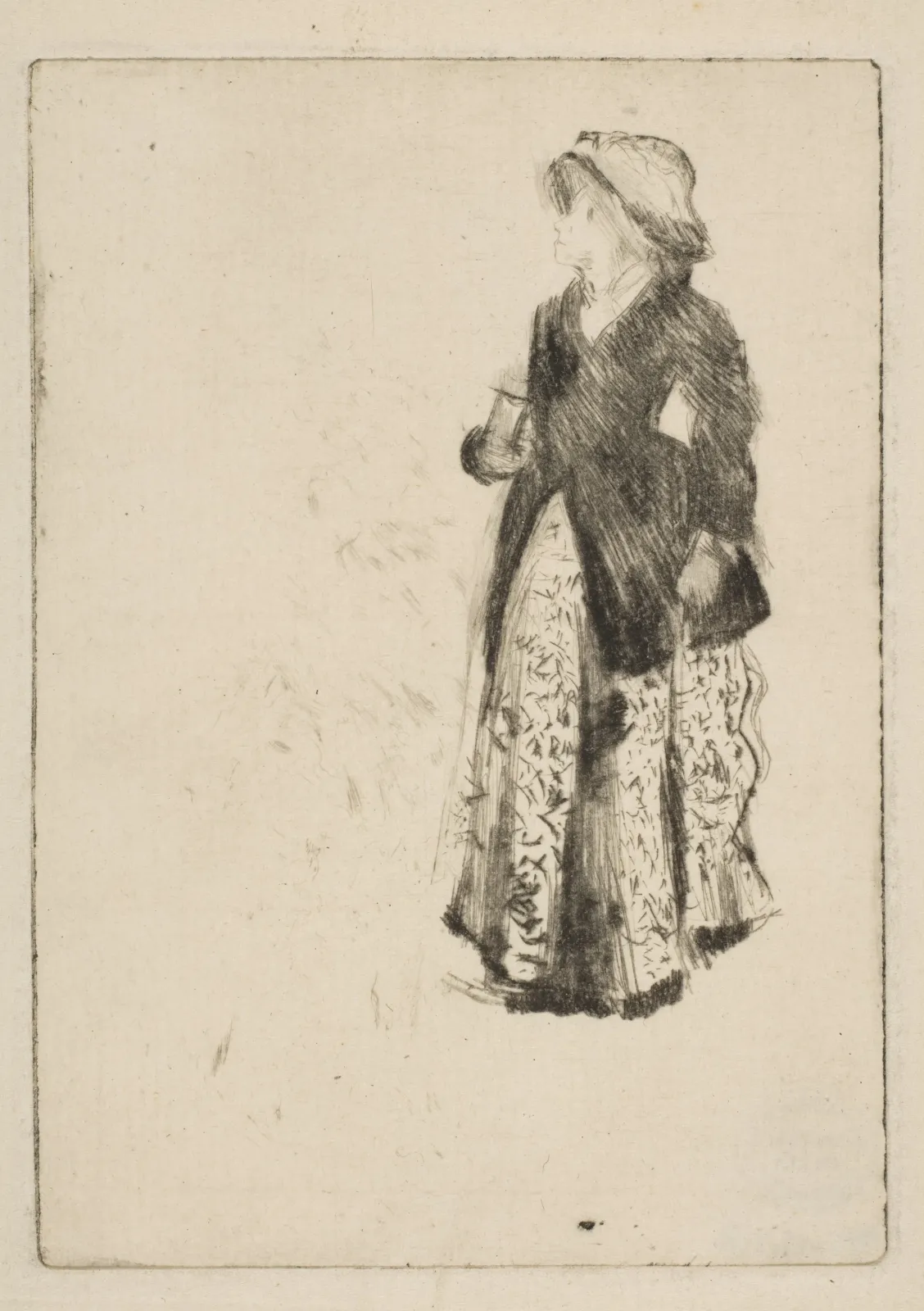 The Actress Ellen Andrée, Edgar Degas