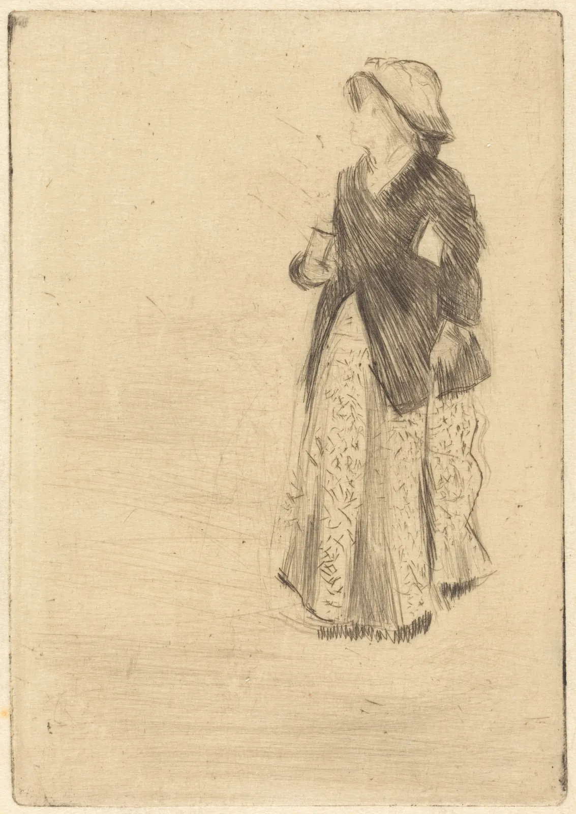 The Actress Ellen Andrée, Edgar Degas