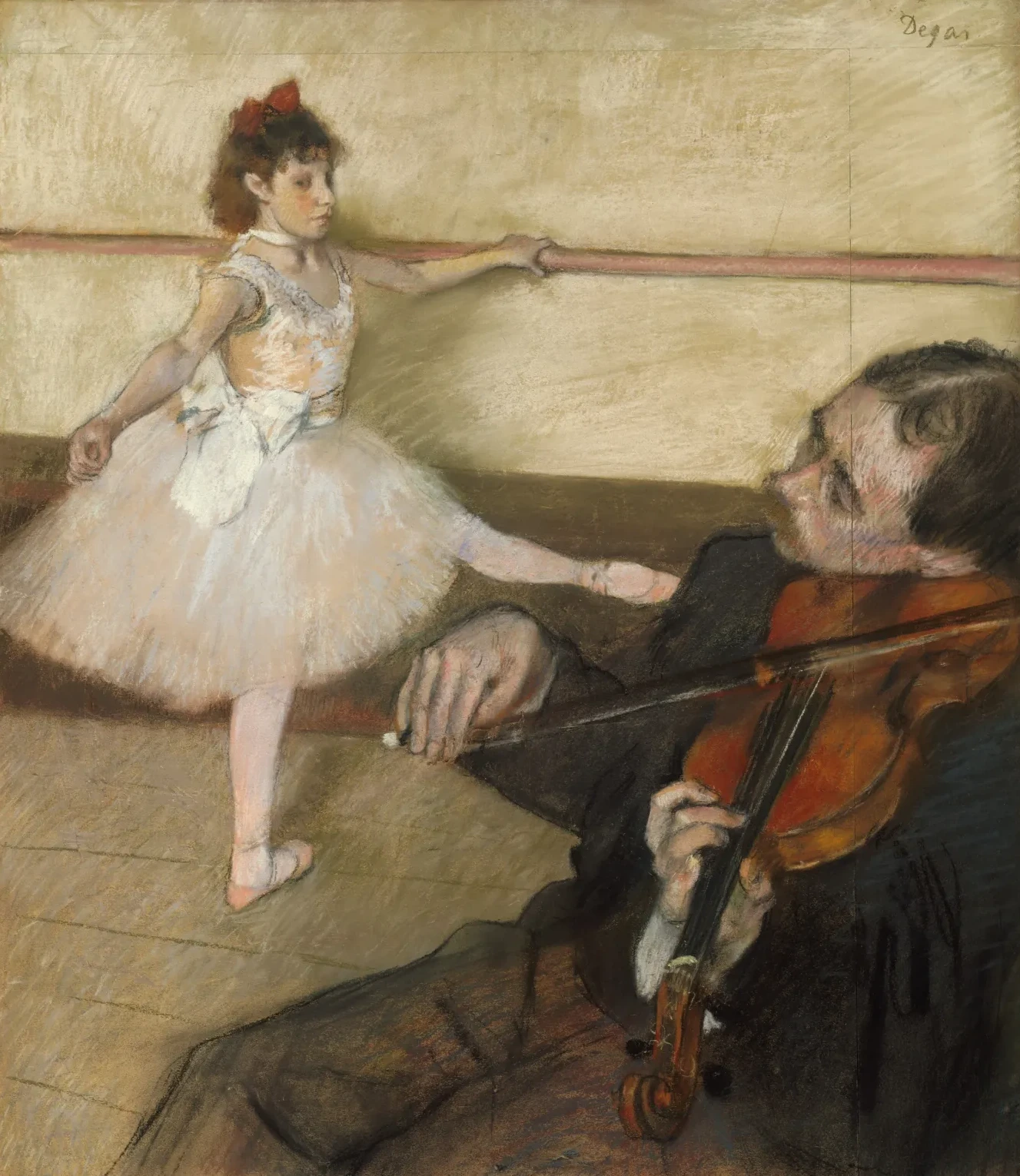 The Dance Lesson, Edgar Degas