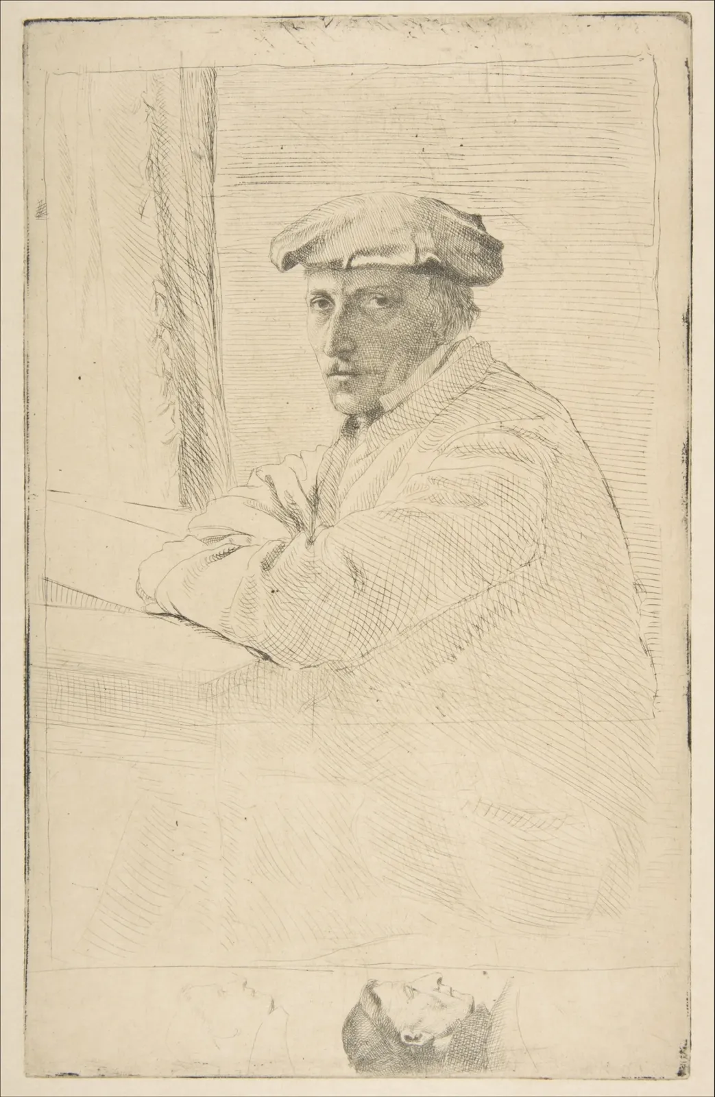 The Engraver Joseph Tourny, Edgar Degas